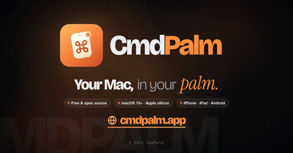 CmdPalm product banner
