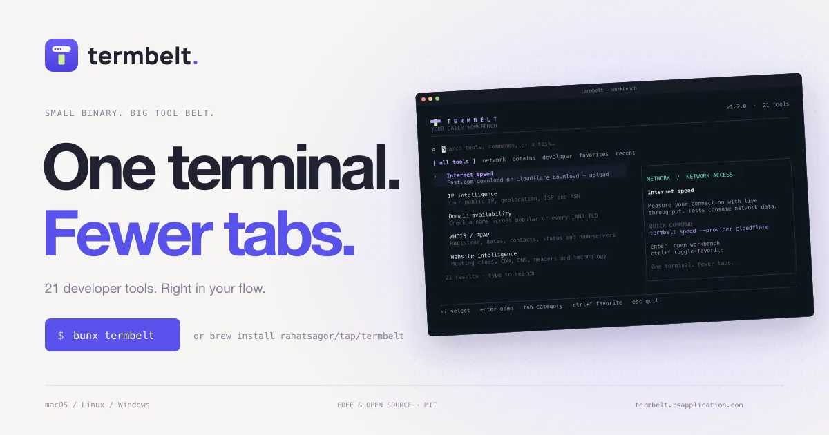 TermBelt product banner