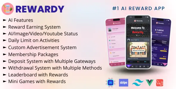 Rewardy product banner